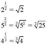 Ejercicio con exponente fraccionario