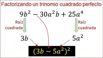 Factorizando un trinomio cuadrado perfecto