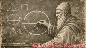 Euclides padre de la geometría.